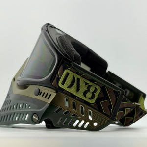 DV8 Olive - Black ICE Proflex - Full Goggle Build