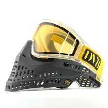 Load image into Gallery viewer, DV8 Custom Clear and Black Proflex: Numbered Jewel - Gold - Full Goggle Build

