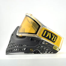 Load image into Gallery viewer, DV8 Custom Clear and Black Proflex: Numbered Jewel - Gold - Full Goggle Build
