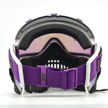 Load image into Gallery viewer, DV8 Custom White and Black Proflex: Numbered Jewel - Color Accents - Full Goggle Build
