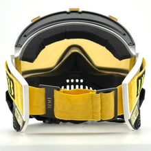 Load image into Gallery viewer, DV8 Custom White and Black Proflex: Numbered Jewel - Color Accents - Full Goggle Build

