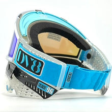 Load image into Gallery viewer, DV8 Custom Clear Proflex: Numbered Jewel - Color Accents - Full Goggle Build
