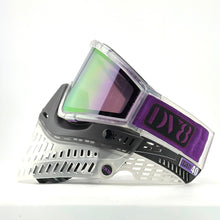 Load image into Gallery viewer, DV8 Custom Black and Clear Proflex: Numbered Jewel - Color Accents - Full goggle builds
