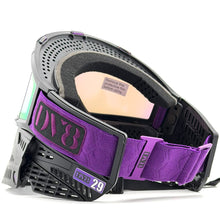 Load image into Gallery viewer, DV8 Custom Black Proflex: Numbered Jewel - Color Accents - Full goggle builds
