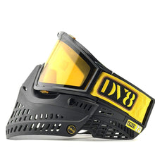 Load image into Gallery viewer, DV8 Custom Black Proflex: Numbered Jewel - Color Accents - Full goggle builds
