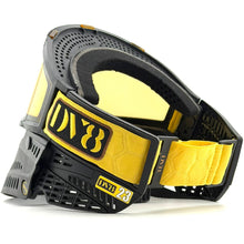 Load image into Gallery viewer, DV8 Custom Black Proflex: Numbered Jewel - Color Accents - Full goggle builds

