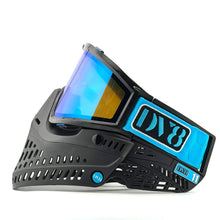 Load image into Gallery viewer, DV8 Custom Black Proflex: Numbered Jewel - Color Accents - Full goggle builds
