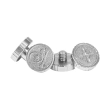 Load image into Gallery viewer, HK Machined Goggle Screw Set &quot;Icon&quot; Silver
