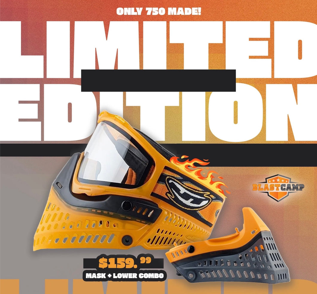 blast goggles Orange Translucent JT Proflex Goggles with 2nd Lower by Blast Camp