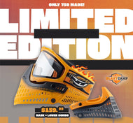 Orange Translucent JT Proflex Goggles with 2nd Lower by Blast Camp