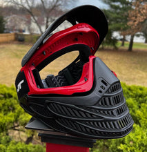 Load image into Gallery viewer, Blood Red and Black JT Flex 8 Paintball Mask
