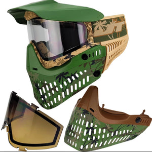 JT Palm Tree Proflex Goggles - Limited Edition with 2nd Facemask