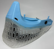 Carolina Blue and Clear Ice Lower - with Magnetic Chinstrap for JT Proflex