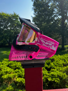 Nuclear Translucent Pink JT Proflex Facemask Bottom and Ears