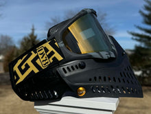 Load image into Gallery viewer, Black and Gold DV8 Proflex - Full Goggle Build
