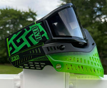 Load image into Gallery viewer, DV8 Black and Lime Green Proflex - Full Goggle Build
