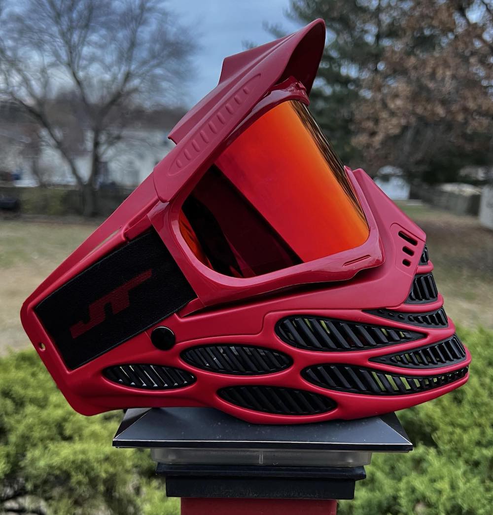 Reverse Blood Red JT Flex 8 - Complete Goggle