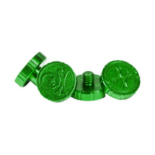 Load image into Gallery viewer, HK Machined Goggle Screw Set &quot;Icon&quot; Green
