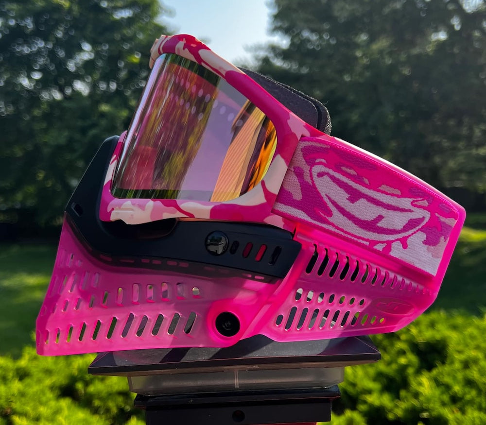 Nuclear Translucent Pink JT Proflex Mask - Full Goggle Build