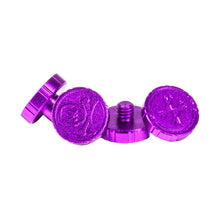 Load image into Gallery viewer, HK Machined Goggle Screw Set &quot;Icon&quot; Purple
