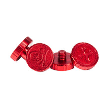 Load image into Gallery viewer, HK Machined Goggle Screw Set &quot;Icon&quot; Red
