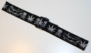 Glitter Skulls and Weed Strap - Limited Edition