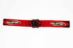 Red and Tan Bubble Woven JT Proflex Strap - Limited Edition