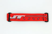 Load image into Gallery viewer, Red JT Bandana Woven Strap
