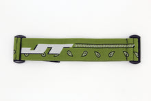 Load image into Gallery viewer, Olive Green JT Bandana Woven Strap
