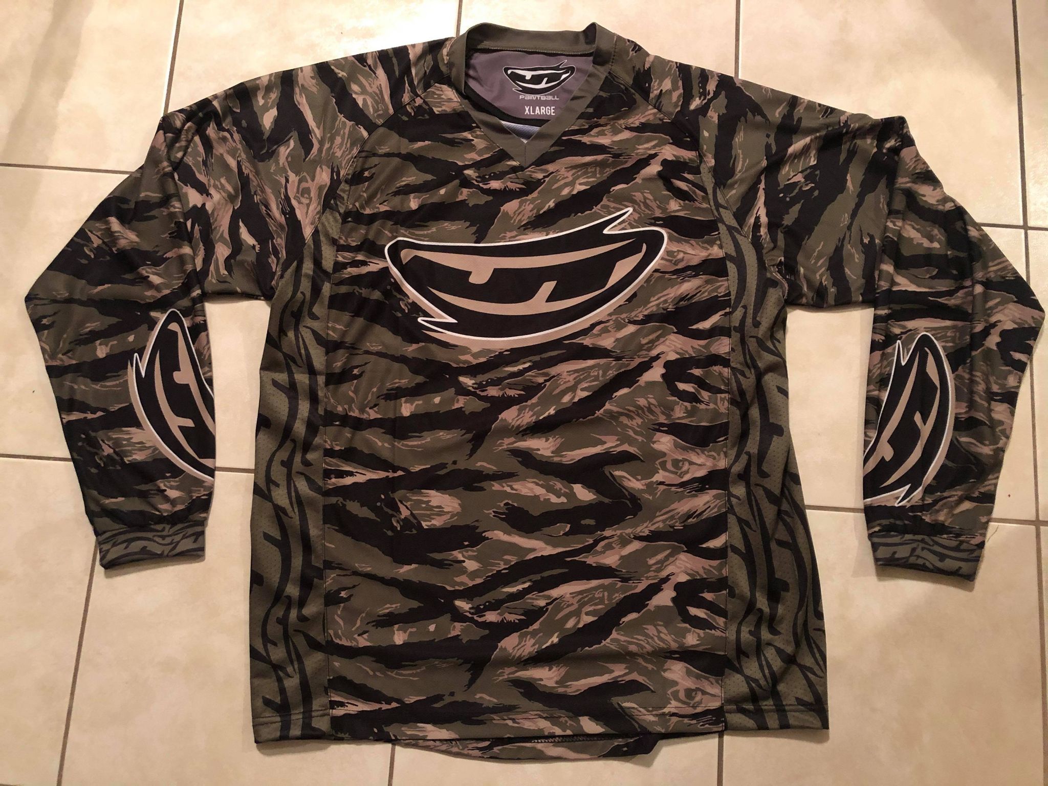 Maillot De Paintball JT Sport Rave 600 - Taille XL Homme - Couleur Vert, Blanc, Noir Occasion