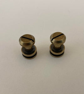 Brass Bullet Casing screws for JT ears - set of 2 FMJT screws
