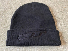 Load image into Gallery viewer, New JT Black Beanie with Embroidered logo - new colors and logos
