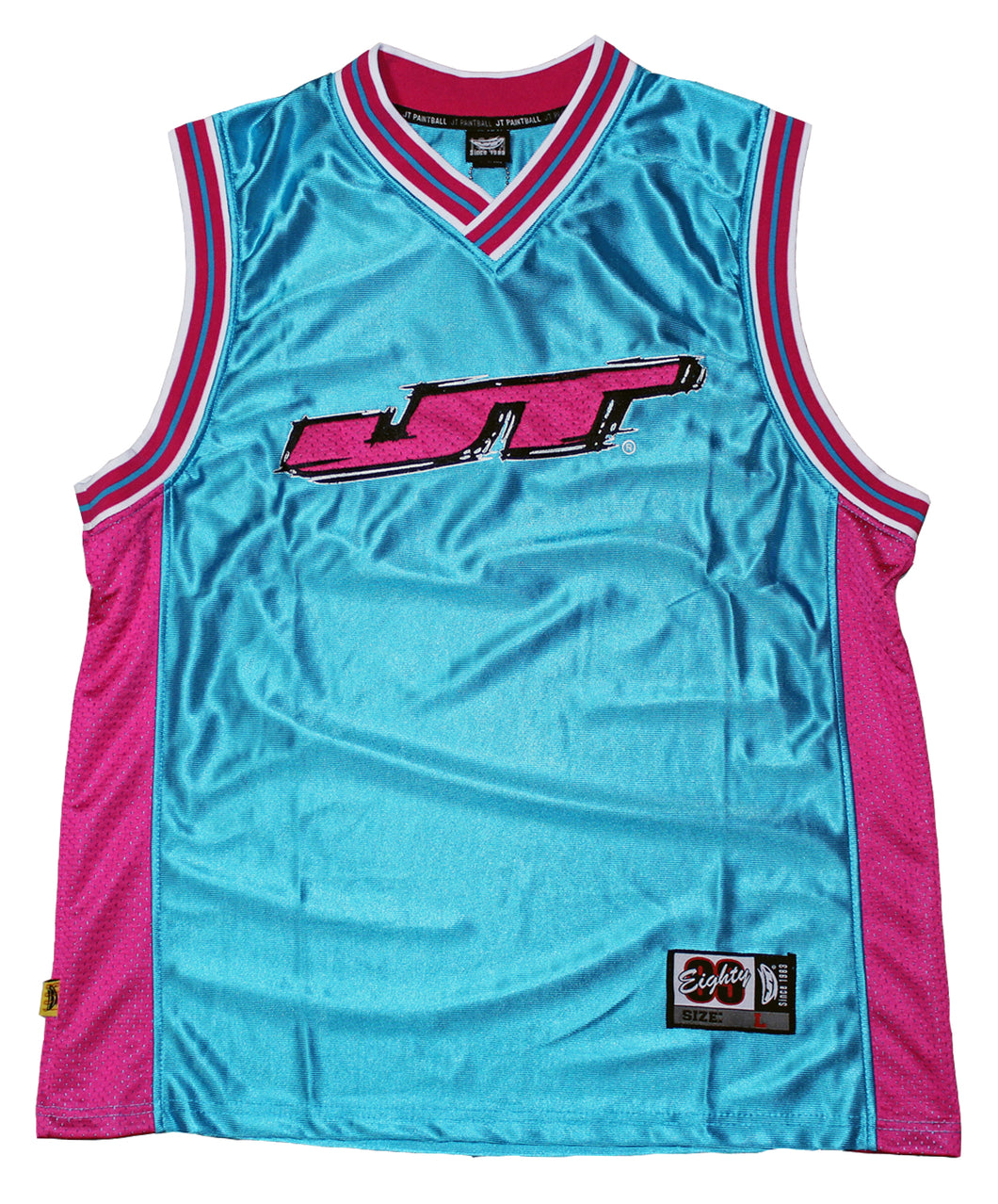 JT Basketball Jersey - Blue/Pink