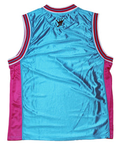 JT Basketball Jersey - Blue/Pink