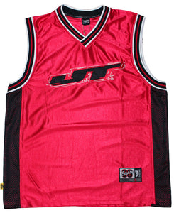 JT Basketball Jersey - Red/Black