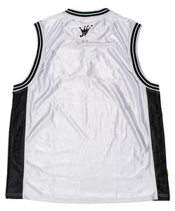 JT Basketball Jersey - White/Black