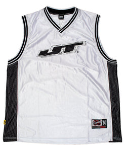 JT Basketball Jersey - White/Black