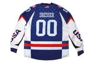 John Dresser - 2022 Official JT Team USA Odyssey Pro jersey
